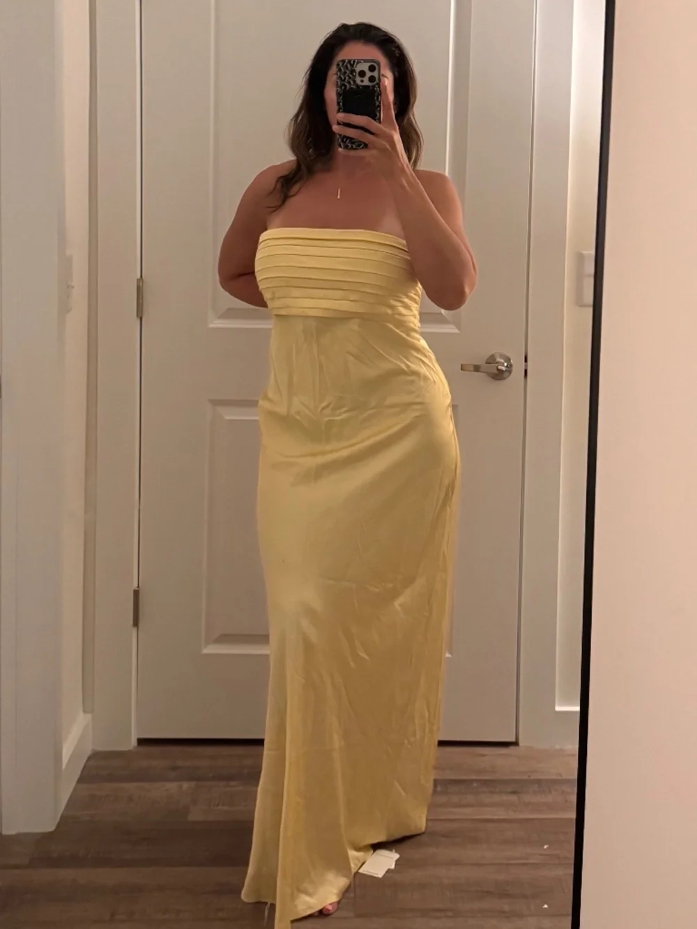 Abercrombie & Fitch Emerson Strapless Slim Maxi Dress NWT